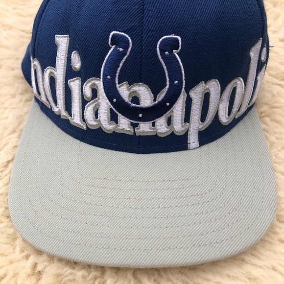 NFL • Indianapolis Colts SnapBack Trucker Hat Blue - Picture 2 of 11